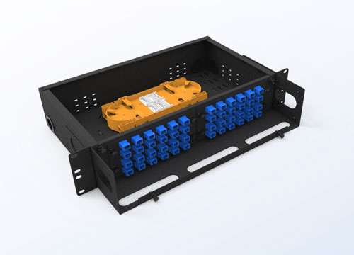高密度光纤接线板UF-FR-CLD-2U固定式光接线盒