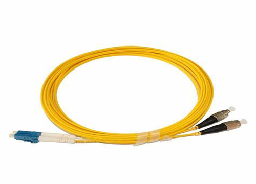 UnitekFiber光纤跳线LC-FC多模双工3.0毫米聚氯乙烯黄色