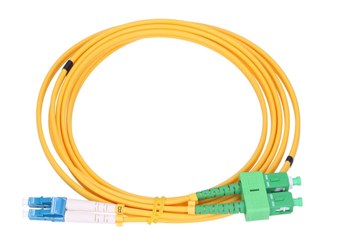 光纤跳线sc-lc光纤跳线OM4 DX SX 3.0dB黄色