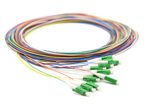 LC APC 12彩色散装光纤尾纤单模多模康宁光纤