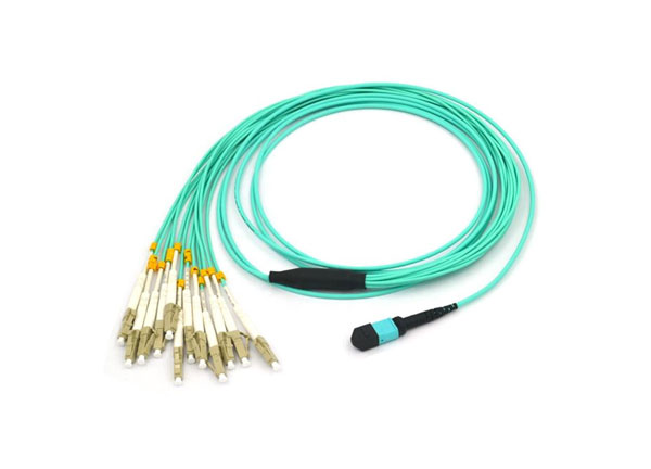 热MPO/MTP光缆 | MTP to至12 LC UPC OM3 OM4光纤跳线尾纤40Gb(QSFP)