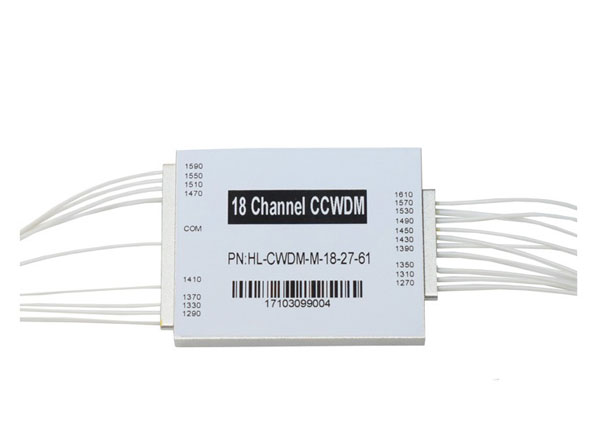 机架安装迷你光学紧凑型CWDM模块18通道CCWDM，带液晶尾纤