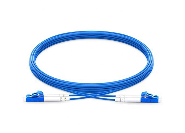 光纤跳线LC/upc-lc/UPC跨接电缆钢铠装双相1m蓝色
