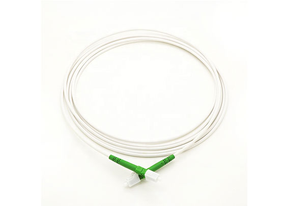 光纤跳线液晶/apc-lc/APC跳线LSZH白色，带特殊防尘杯