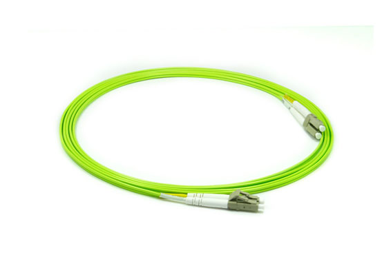 光纤跳线液晶/upc-lc/UPC双工跳线聚氯乙烯OM5绿色
