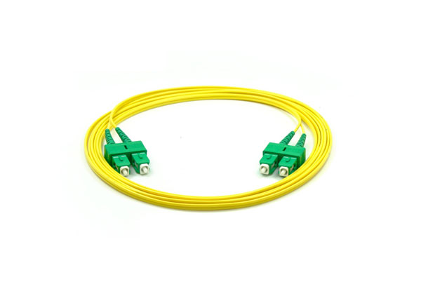 光纤跳线SC/apc-sc/APC双工跳线电缆9/125um OS2 G657A2 2.0毫米