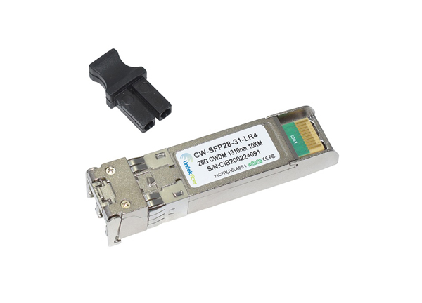 25G SFP28 CWDM可插拔光收发器模块SM 1310 10公里，适用于5g以太网