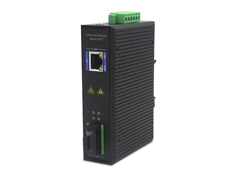 1 Optical Port 1 Electric Port Non-managed Gigabit Industrial-grade 1000M PoE Ethernet Switch