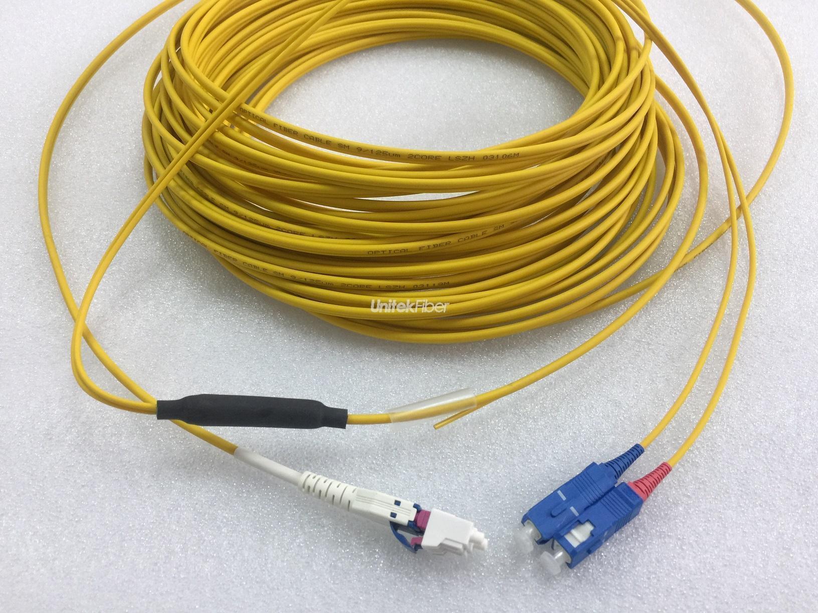 光纤跳线液晶/upc-sc/UPC双工可追踪跳线单模G657A1 LSZH 5m 10m