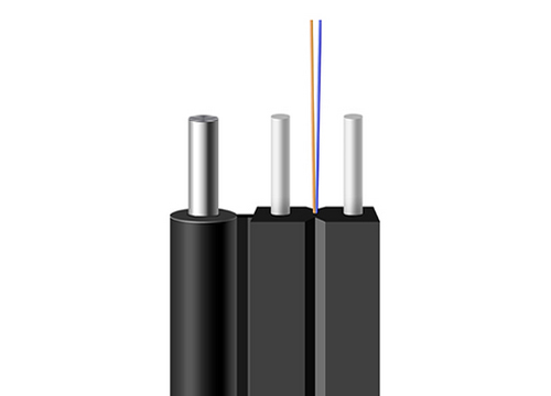 室外FTTH下降光缆GJXFH单模9/125um G657光纤1 2 4芯阻燃LSZH黑色