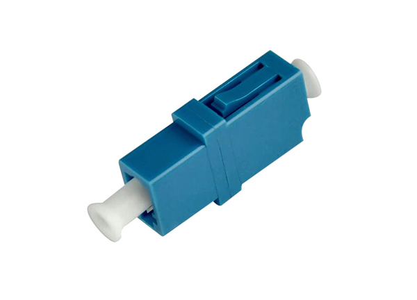 LC/UPC-LC/UPC光纤适配器配合套筒单工单模蓝色