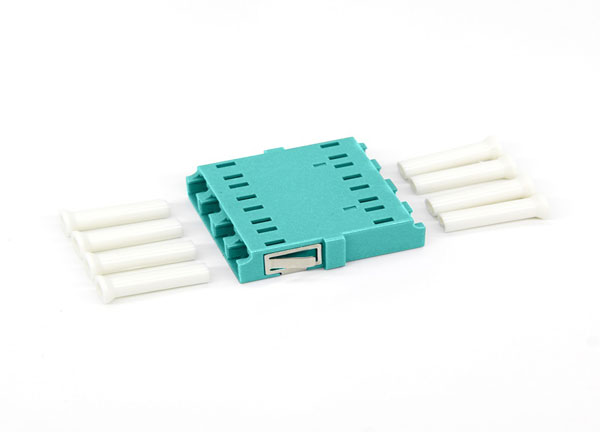 最畅销的光纤电缆适配器单模4芯LC UPC OM3四通道