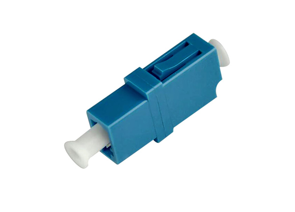 液晶/UPC至液晶/UPC光纤适配器塑料单工单模蓝色