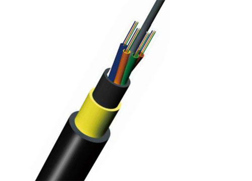 ADSS光缆全介质自承式光缆G652D芳纶纱双护套PE