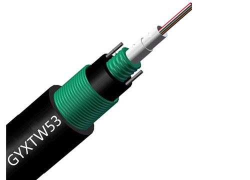 直埋光缆 | GYXTW53光缆12芯铠装中央松套管双护套聚乙烯