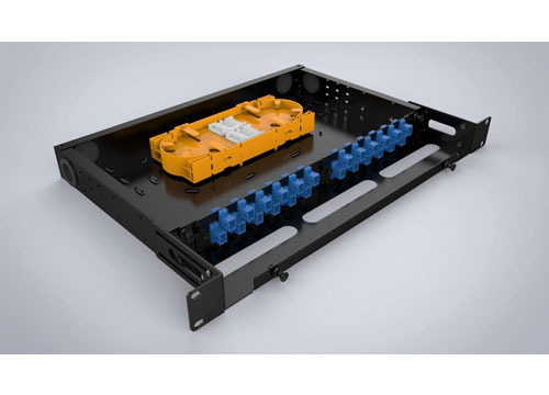 光纤接线板UF-FR-CLD-1U固定式机架安装光学接线盒
