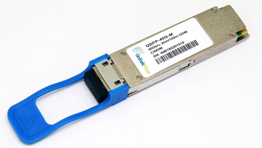 Long Distance 40G QSFP  Optical Transceiver for Data Center with Duplex LC Connector 1310nm